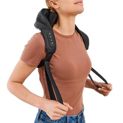 Rechargeable Shiatsu Neck Massager with Heat - Black
