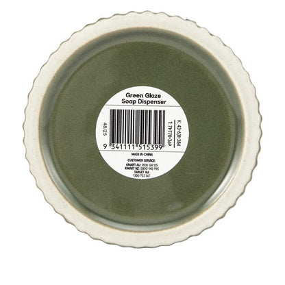 Anko Green Glaze Soap Dispenser