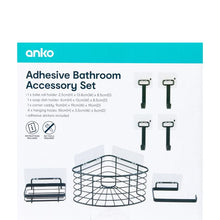 Anko Adhesive Bathroom Accessory Set