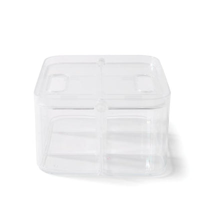 Anko Stackable Small Storage Caddy - Clear
