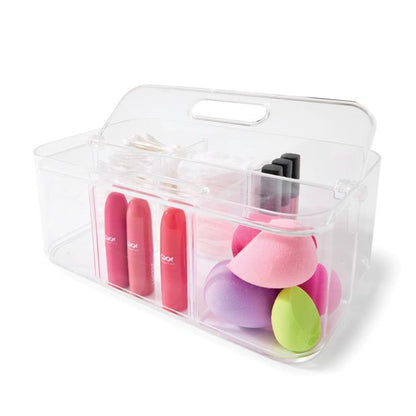 Anko Stackable Large Storage Caddy - Clear