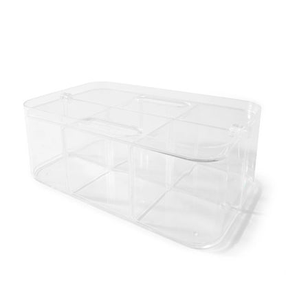 Anko Stackable Large Storage Caddy - Clear