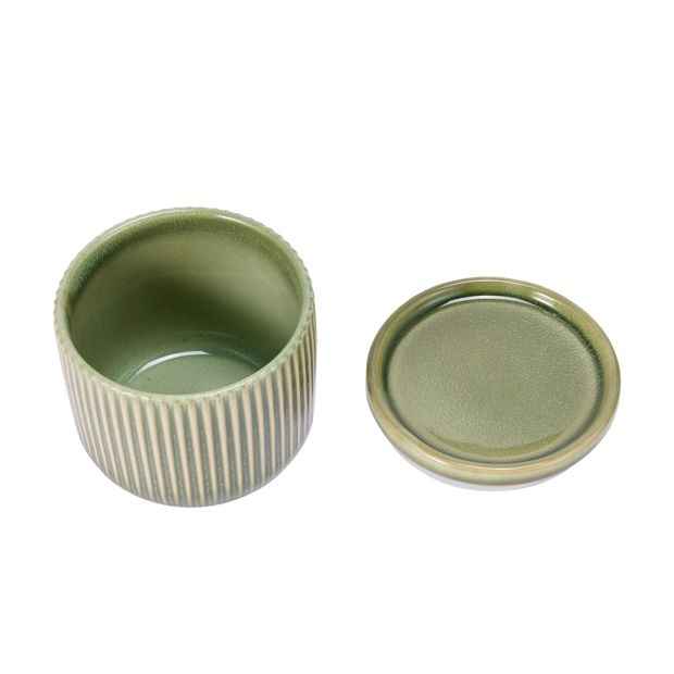 Small Green Linear Storage Canister