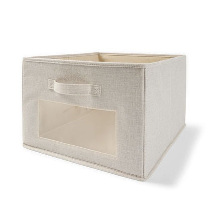 Anko Linen Look Box with Window