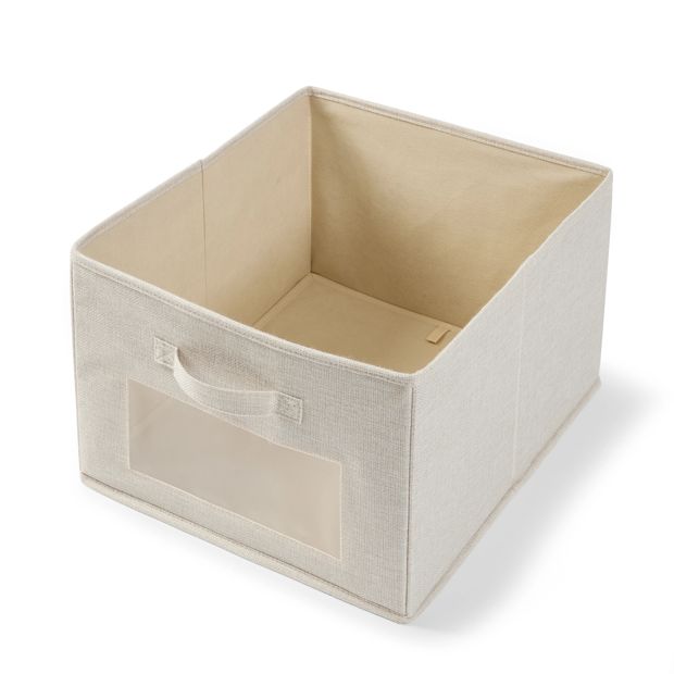 Anko Linen Look Box with Window
