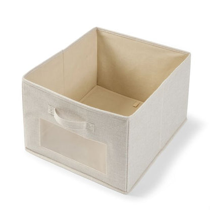 Anko Linen Look Box with Window