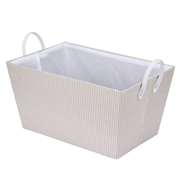 Anko Tapered Basket, Pin Stripe