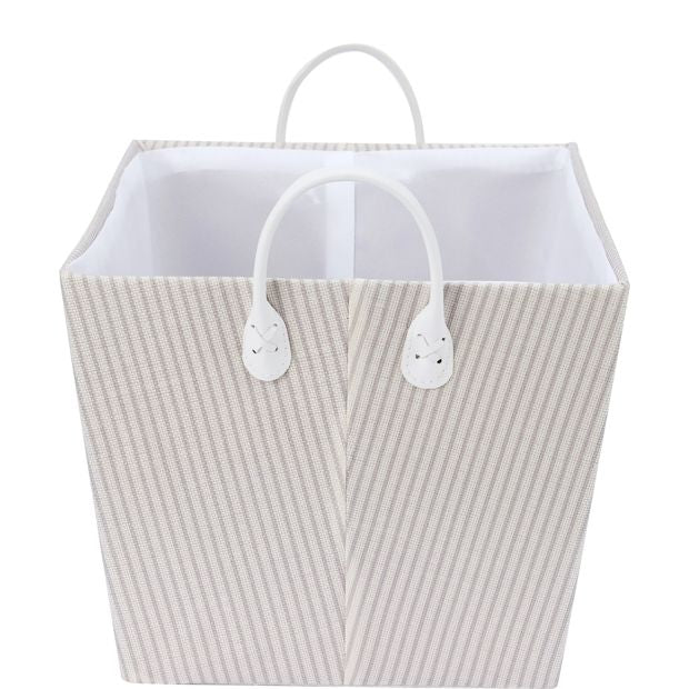 Anko Tapered Basket, Pin Stripe