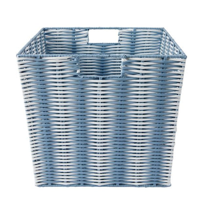 Anko Blue Rattan Look Basket