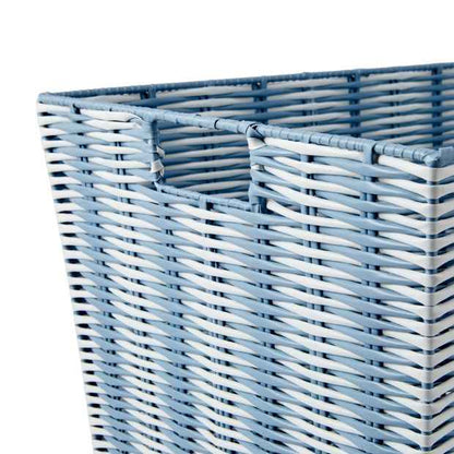 Anko Blue Rattan Look Basket