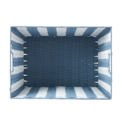 Anko Blue Rattan Look Basket
