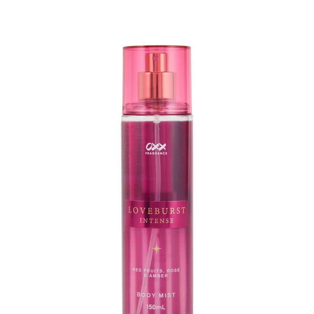 OXX Fragrance Multi Intense Body Mist 150ml, Red Fruits- Rose and Amber