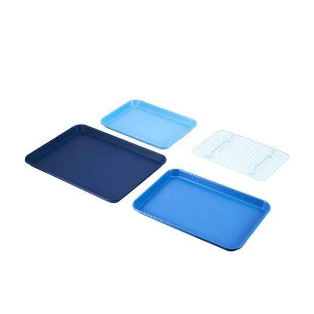 Anko 4 Piece Bakeware Set - Blue