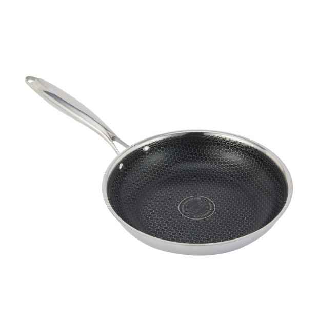 Anko 24cm Stainless Steel Tri-Ply Honeycomb Frypan