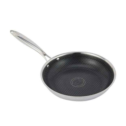 Anko 24cm Stainless Steel Tri-Ply Honeycomb Frypan