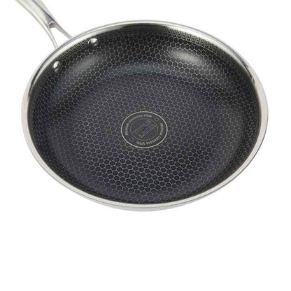 Anko 24cm Stainless Steel Tri-Ply Honeycomb Frypan