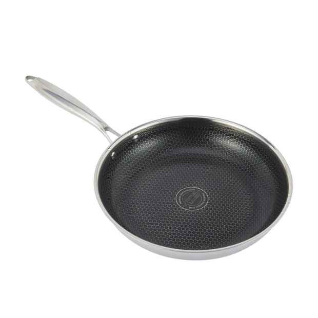 Anko 28cm Stainless Steel Tri-Ply Honeycomb Frypan