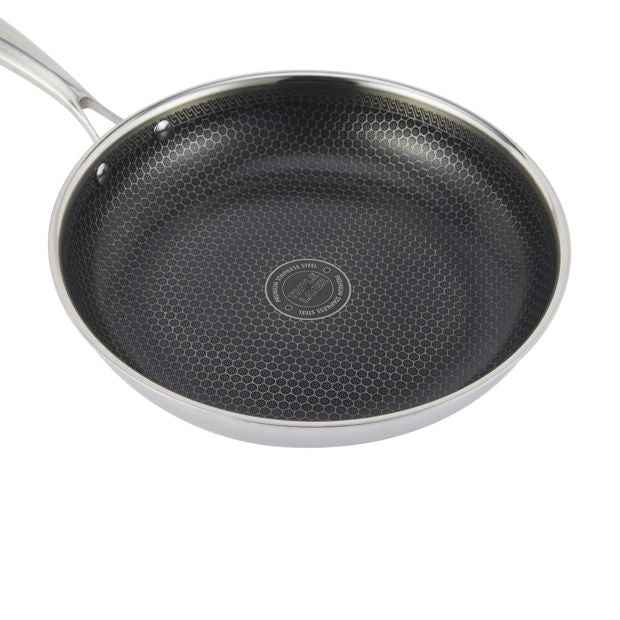 Anko 28cm Stainless Steel Tri-Ply Honeycomb Frypan