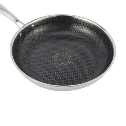 Anko 28cm Stainless Steel Tri-Ply Honeycomb Frypan