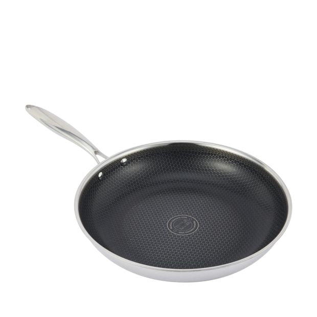 Anko 32cm Stainless Steel Tri-Ply Honeycomb Frypan
