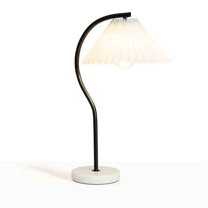 Pleated Table Lamp with Soft Glow