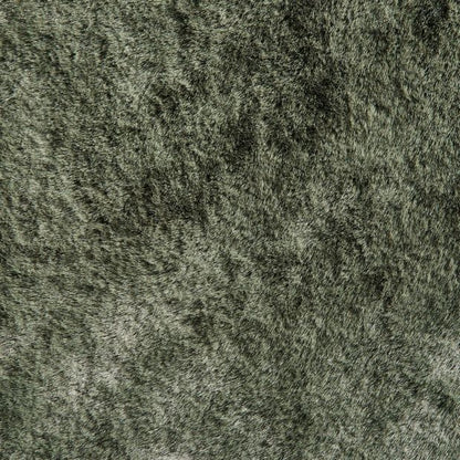 Anko Faux Fur Rug, Green - 110cm x 65cm