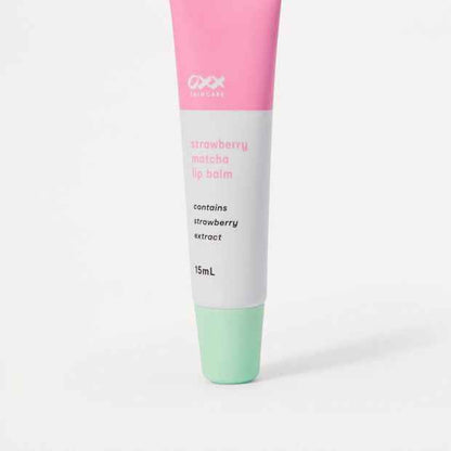 OXX Skincare Lip Balm 15ml - Strawberry Matcha Scented