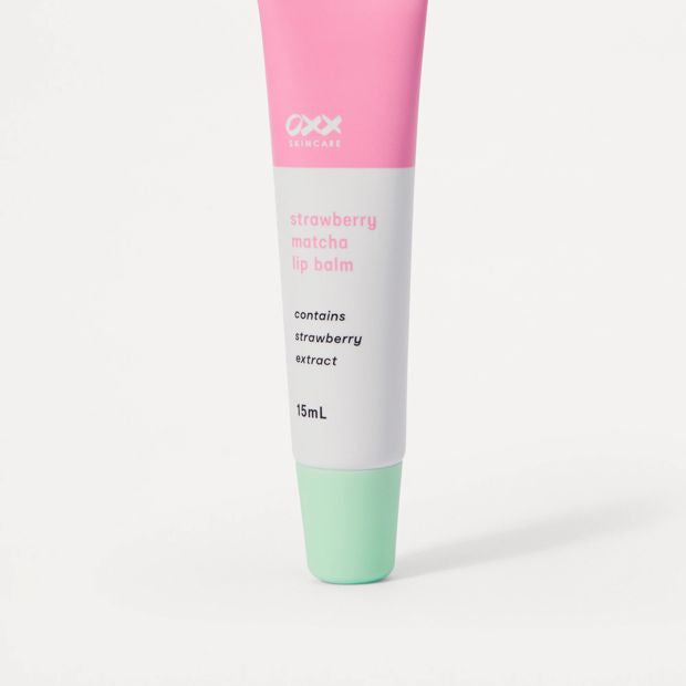 OXX Skincare Lip Balm 15ml - Strawberry Matcha Scented