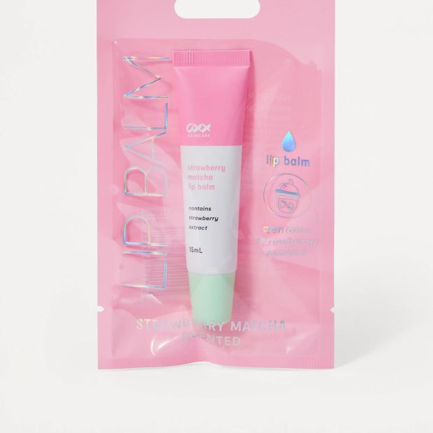 OXX Skincare Lip Balm 15ml - Strawberry Matcha Scented