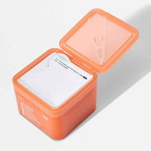 OXX Skincare 90 Pack AM/PM Brighten Toner Pads - Vitamin C and Niacinamide