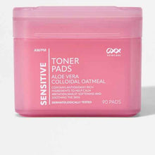 OXX Skincare 90 Pack AM/PM Sensitive Toner Pads - Aloe Vera and Colloidal Oatmeal
