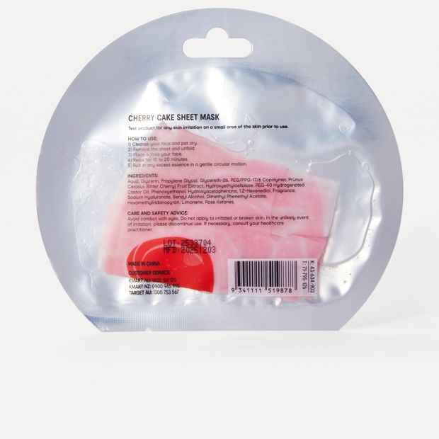 OXX Skincare Sugar Glaze Cherry Cake Sheet Mask - Cherry Extract