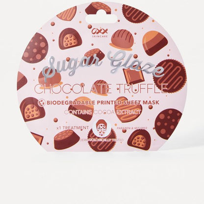 OXX Skincare Sugar Glaze Chocolate Truffle Sheet Mask - Cocoa Extract