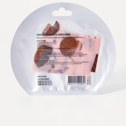 OXX Skincare Sugar Glaze Chocolate Truffle Sheet Mask - Cocoa Extract