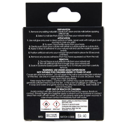 OXX Cosmetics 24 Pack Artificial Nails with Adhesive, Pointed Stiletto Shape - Leopard Gold Gems