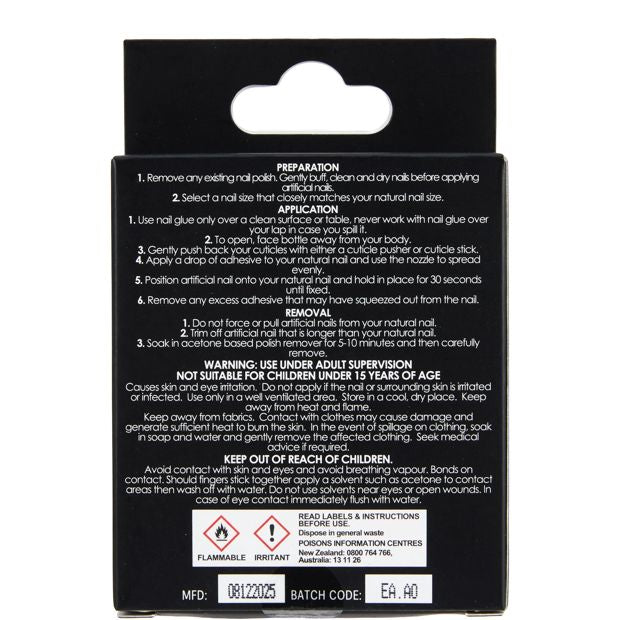 OXX Cosmetics 24 Pack Artificial Nails with Adhesive, Pointed Stiletto Shape - Teal Stars with Gems