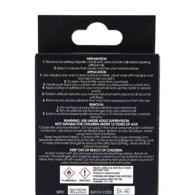 OXX Cosmetics 24 Pack Artificial Nails with Adhesive, Pointed Stiletto Shape - Coffin Pink Crystal Tips