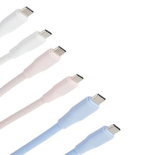 USB-C to USB-C Silicone Cable - Assorted Colours