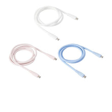 USB-C to USB-C Silicone Cable - Assorted Colours