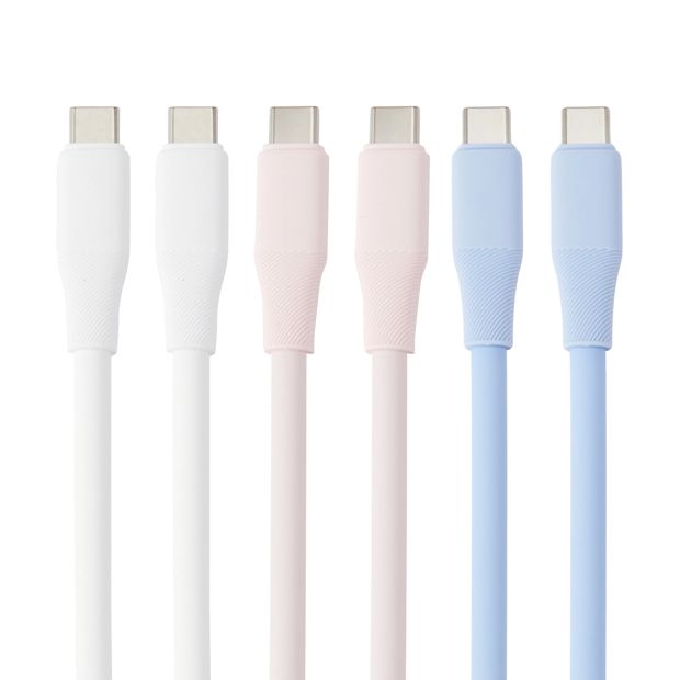 Anko USB-C to USB-C Silicone Cable- Assorted
