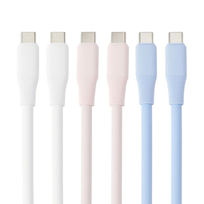 Anko USB-C to USB-C Silicone Cable- Assorted