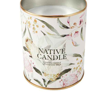 Wood Wick Scented Candle - Jasmine & Cedarwood