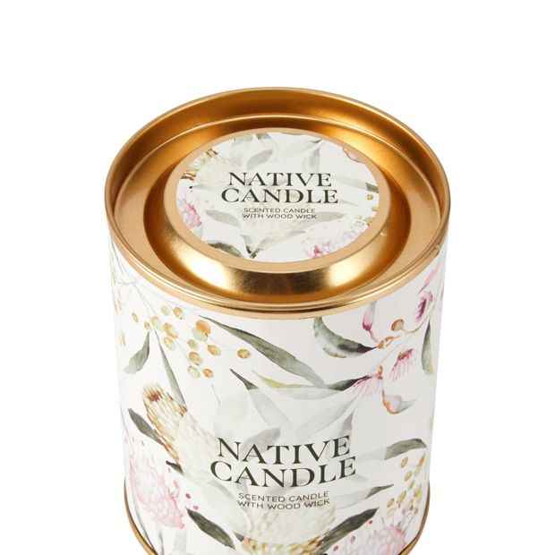 Wood Wick Scented Candle - Jasmine & Cedarwood