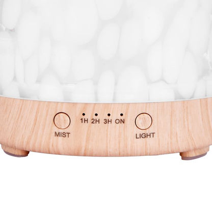 Anko White Confetti Glass Look Aroma Diffuser