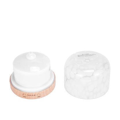 Anko White Confetti Glass Look Aroma Diffuser