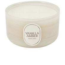 Anko Swirl Vanilla Amber Glass Candle