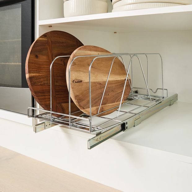 Anko Chrome Pull-out Drawer Sliding Organiser