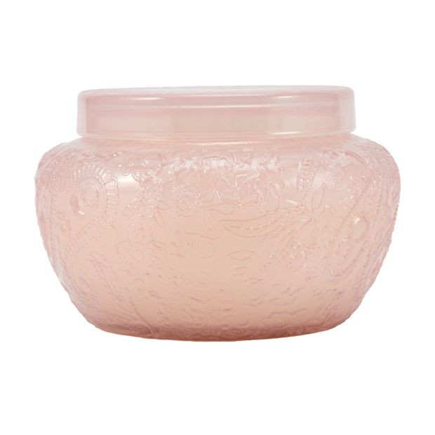 Anko Pink Embossed Candle