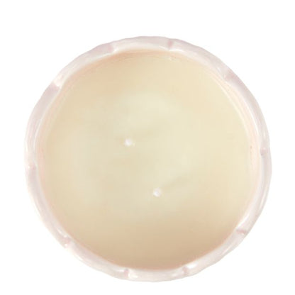 Anko Peony and Amber Flower Ceramic Candle