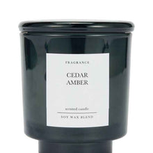 Anko Navy Glass Candle